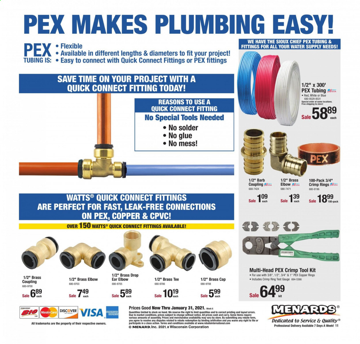 Menards ad - 01/24/2021 - 01/31/2021. Page 11
