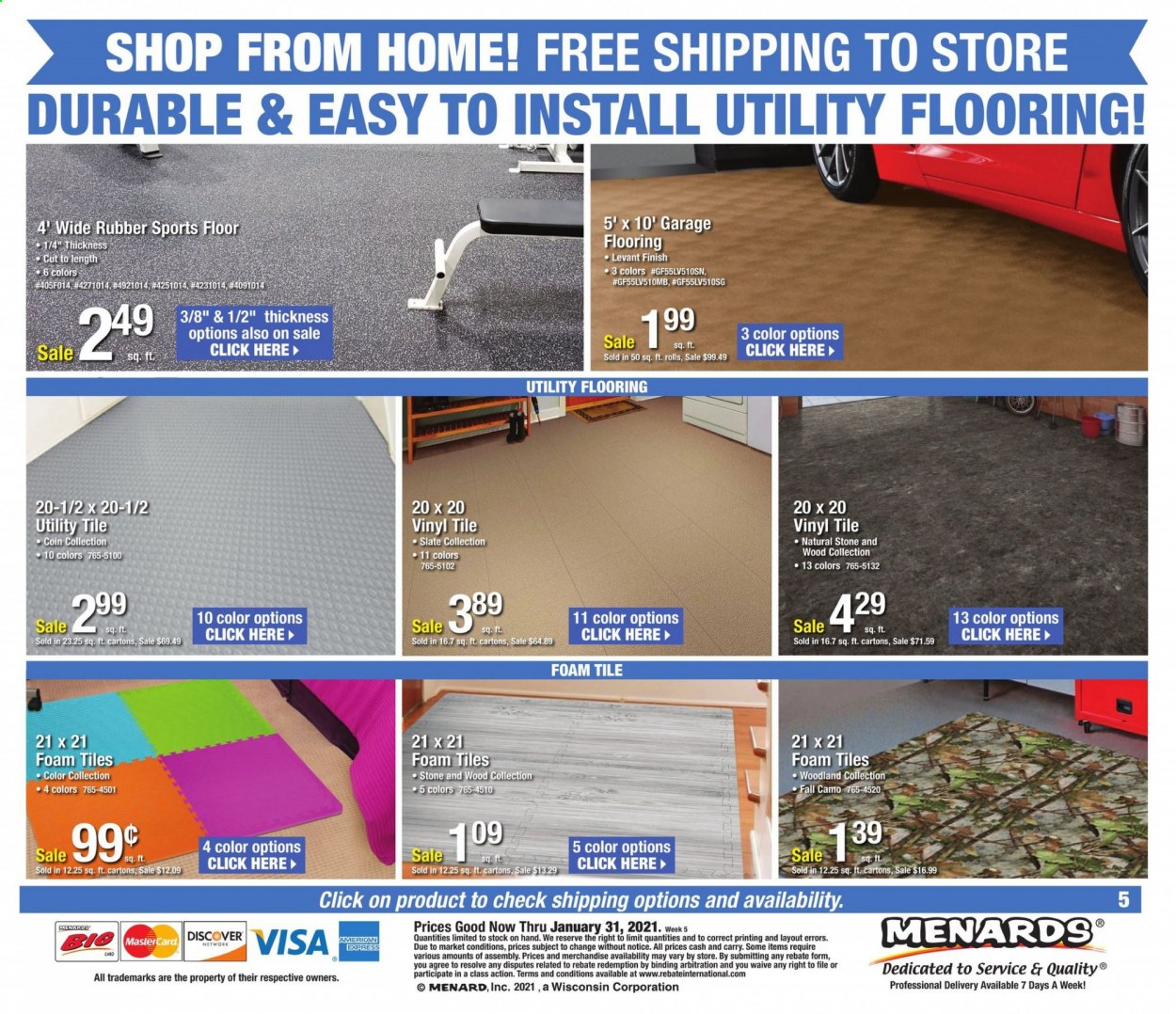 Menards ad - 01/24/2021 - 01/31/2021. Page 5