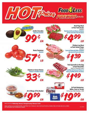 Food 4 Less Flyer - 02.03.2021 - 02.09.2021.