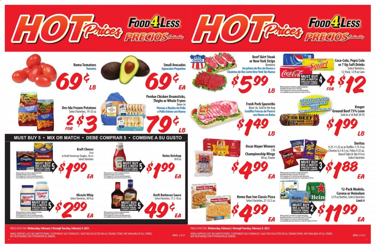Food 4 Less ad - 02/03/2021 - 02/09/2021. Page 1
