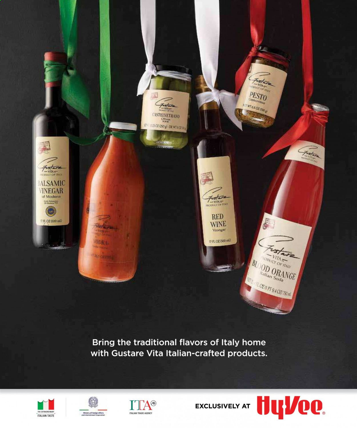 thumbnail - Hy-Vee Flyer - 02/01/2021 - 02/28/2021 - Sales products - olives, pesto, balsamic vinegar, vinegar, wine vinegar, soda, red wine, wine. Page 12.