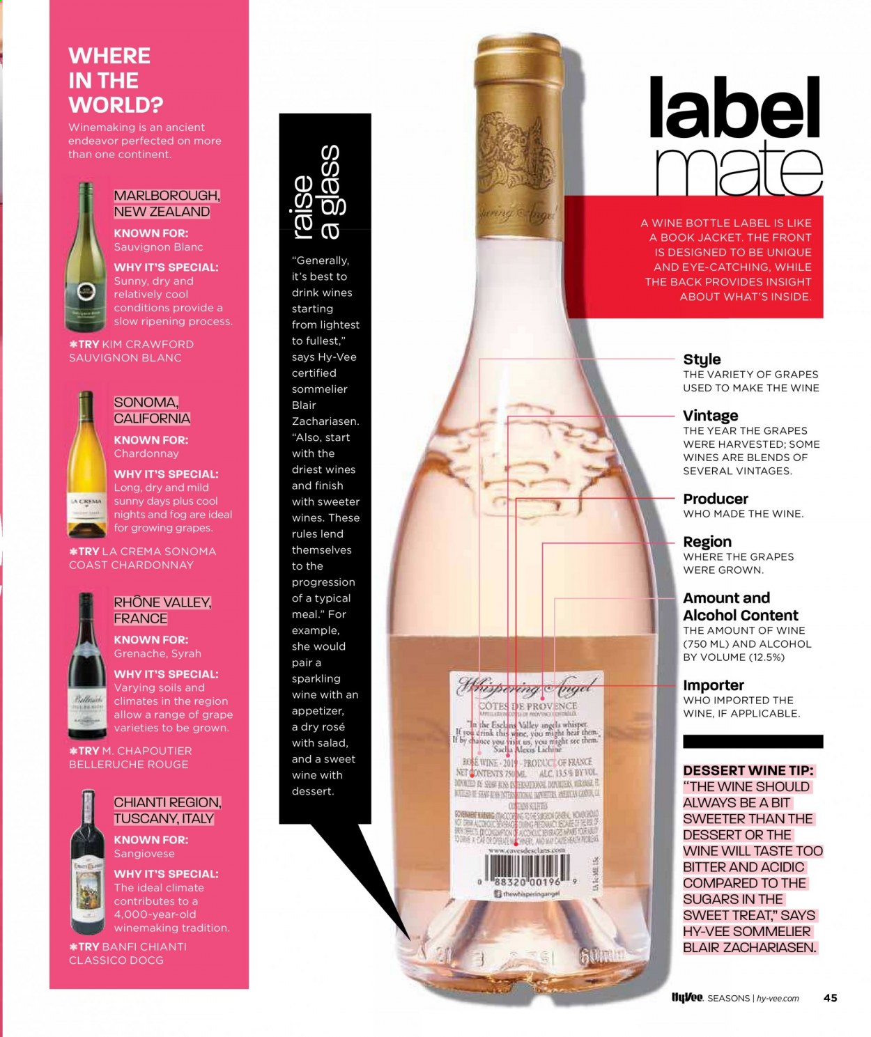 thumbnail - Hy-Vee Flyer - 02/01/2021 - 02/28/2021 - Sales products - dessert wine, sparkling wine, Chardonnay, wine, alcohol, Syrah, Grenache, Sauvignon Blanc, book, jacket, rose. Page 49.