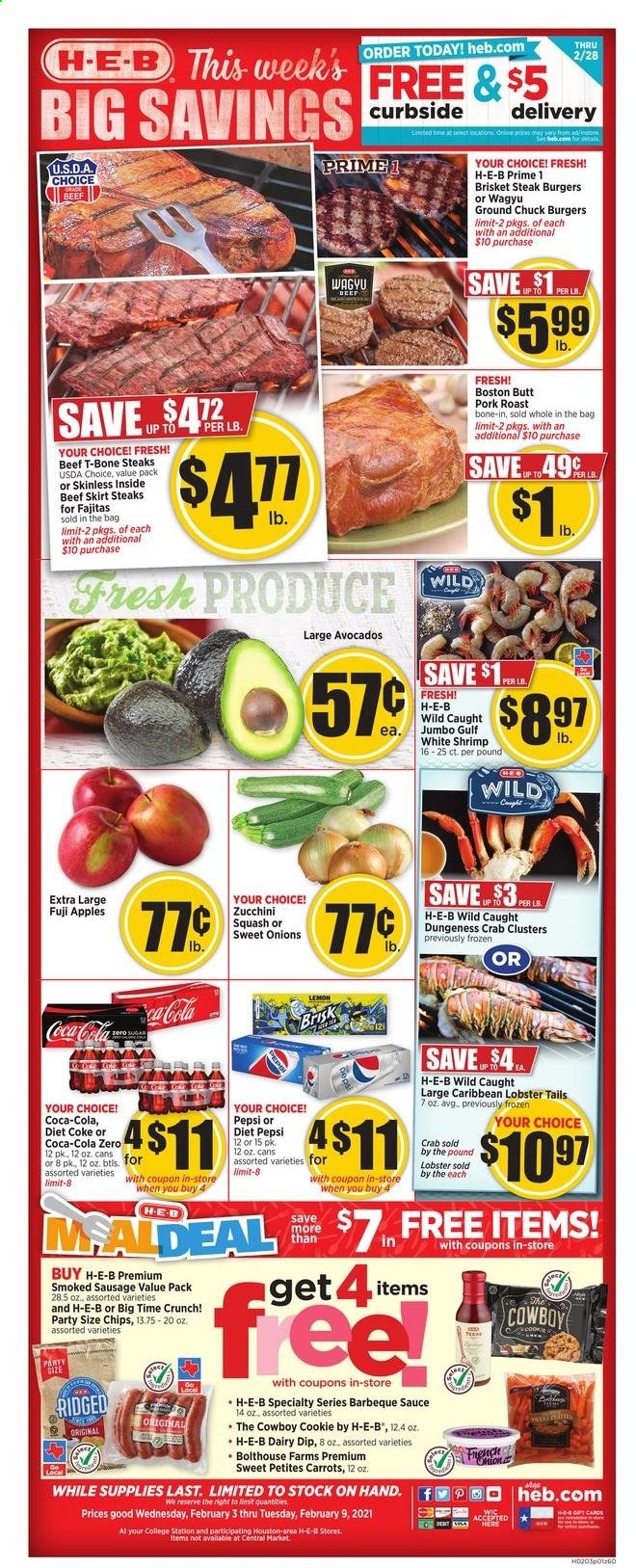 H-E-B ad - 02/03/2021 - 02/09/2021. Page 1