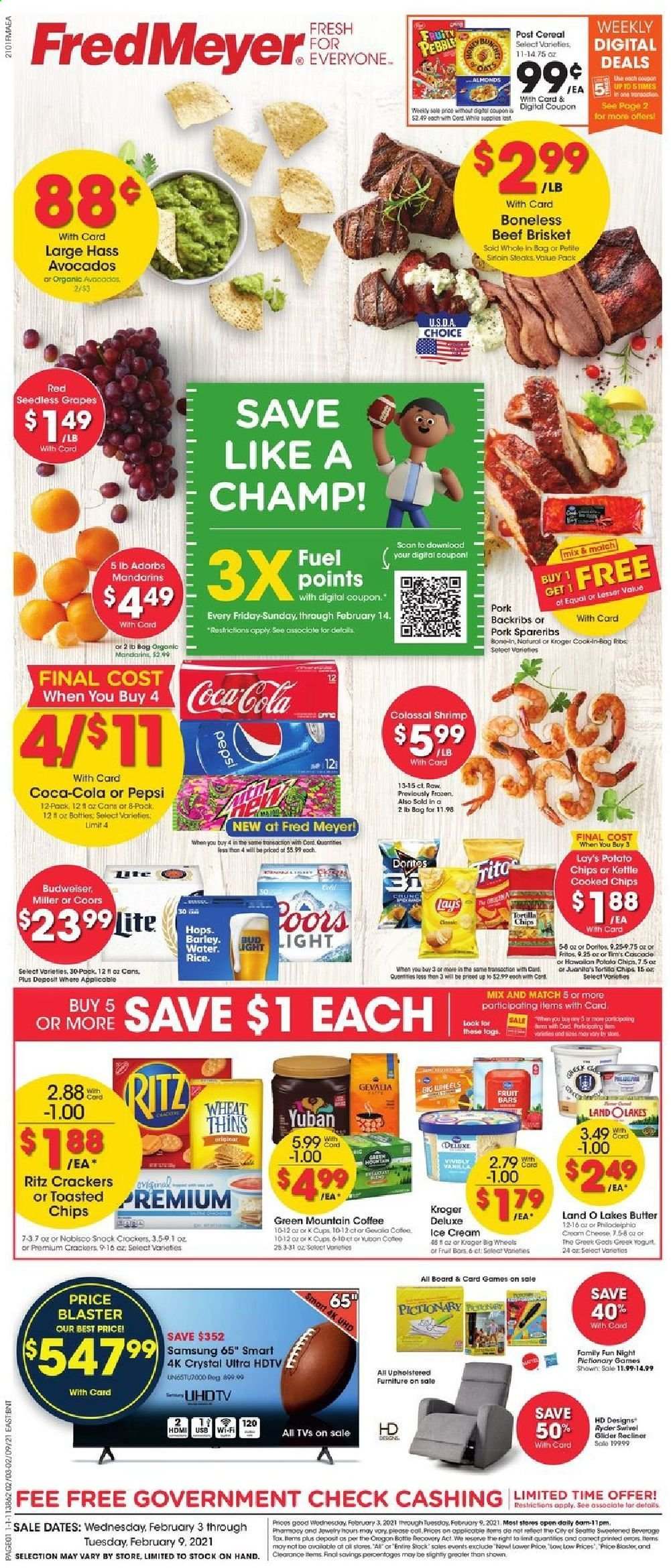 Fred Meyer ad - 02/03/2021 - 02/09/2021. Page 1