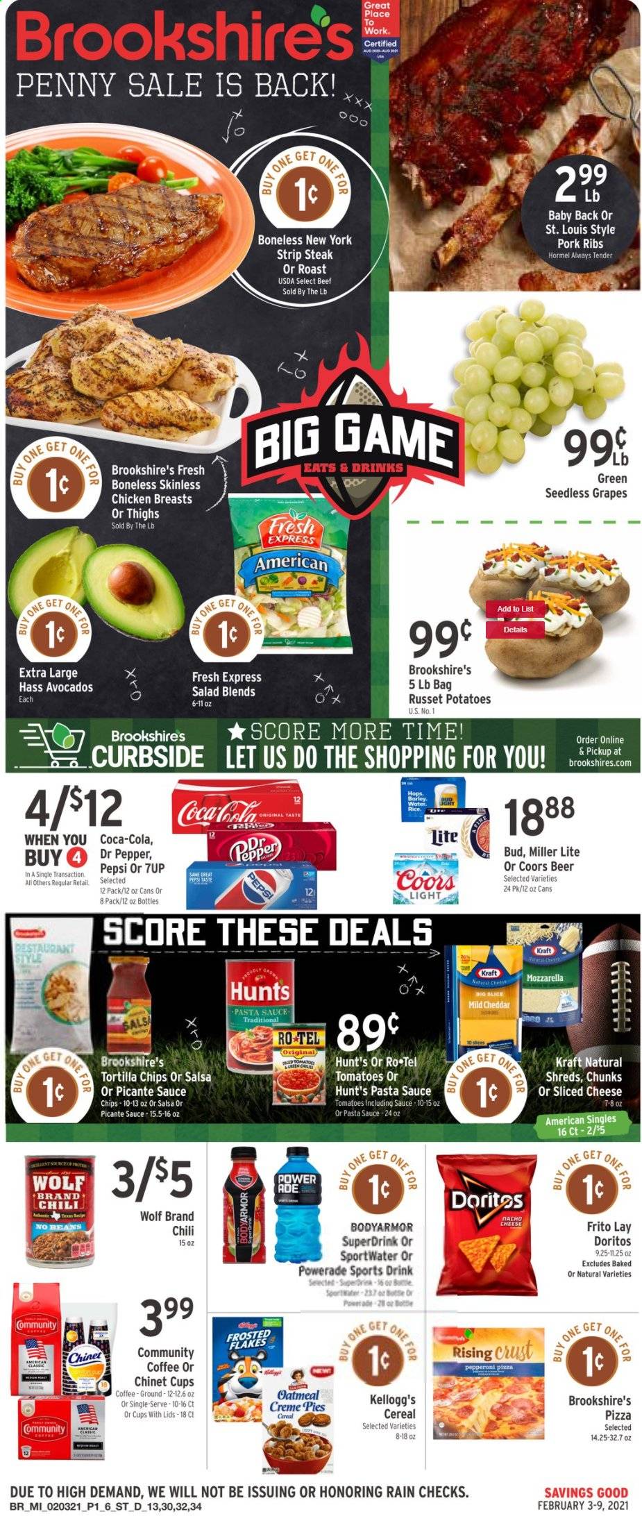 Brookshires ad - 02/03/2021 - 02/09/2021. Page 1