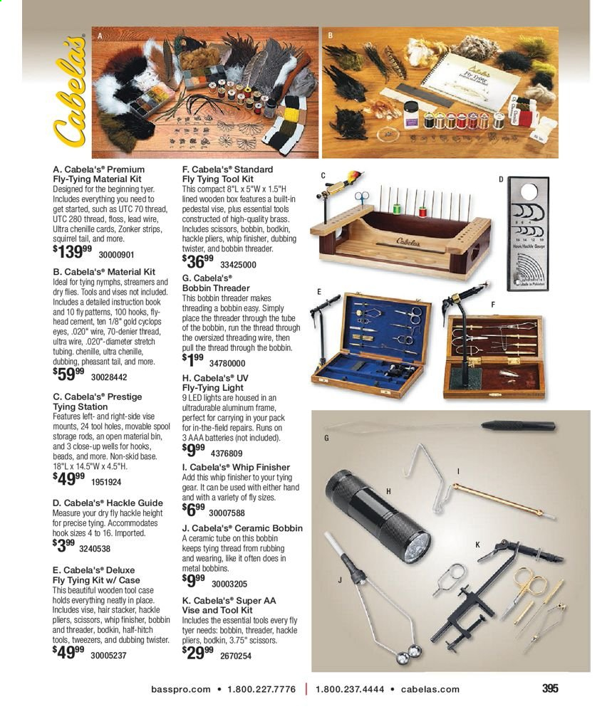 thumbnail - Cabela's Flyer - 02/03/2021 - 12/25/2021 - Sales products - AAA batteries, pliers, tool set. Page 204.