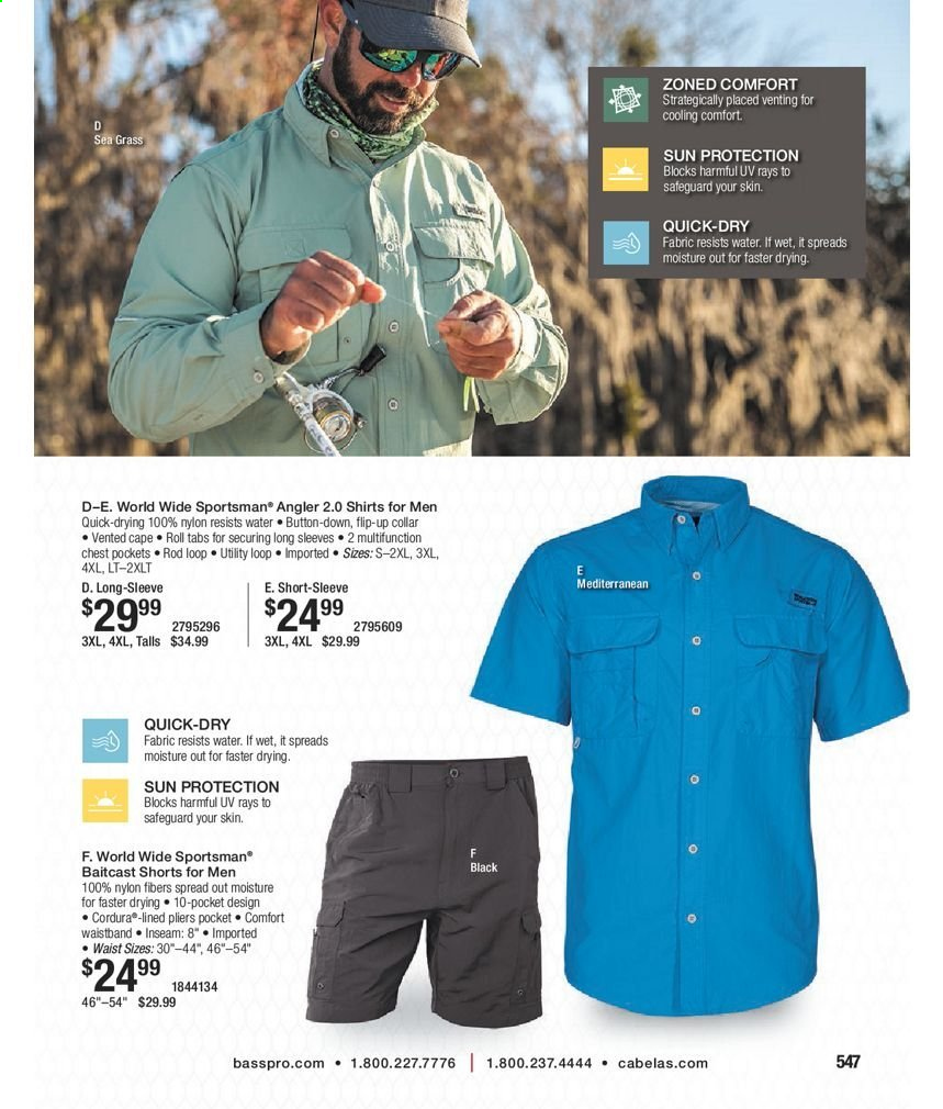 thumbnail - Bass Pro Shops Flyer - 02/03/2021 - 12/25/2021 - Sales products - shirt. Page 470.