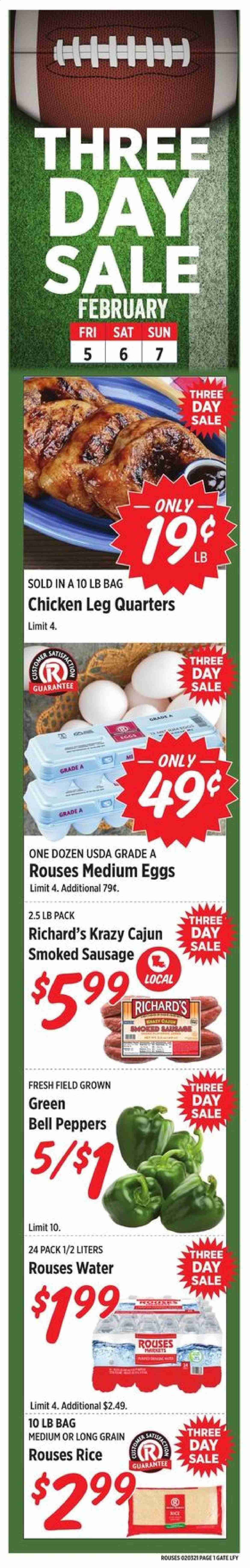 Rouses Markets ad - 02/05/2021 - 02/07/2021. Page 1