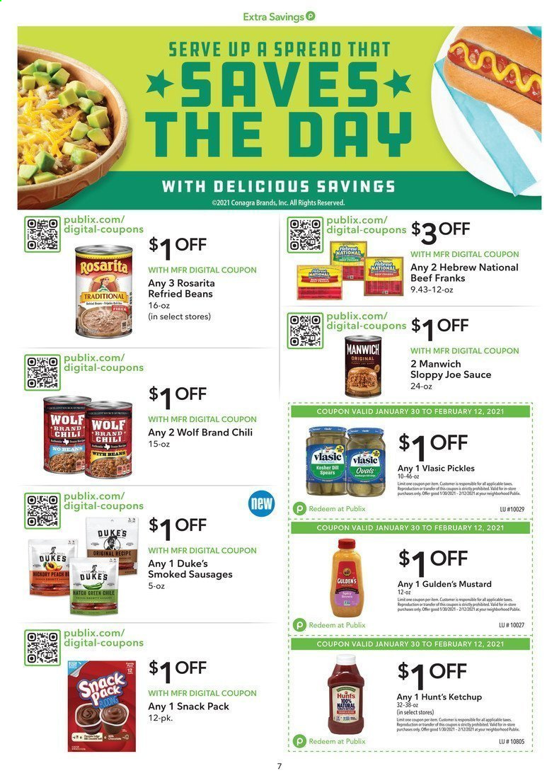 Publix ad - 01/30/2021 - 02/12/2021. Page 7