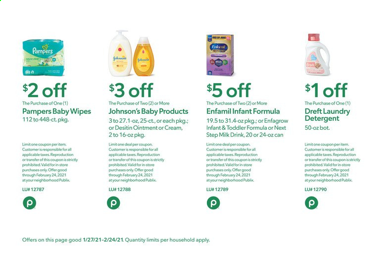 Publix ad - 01/27/2021 - 02/24/2021. Page 1