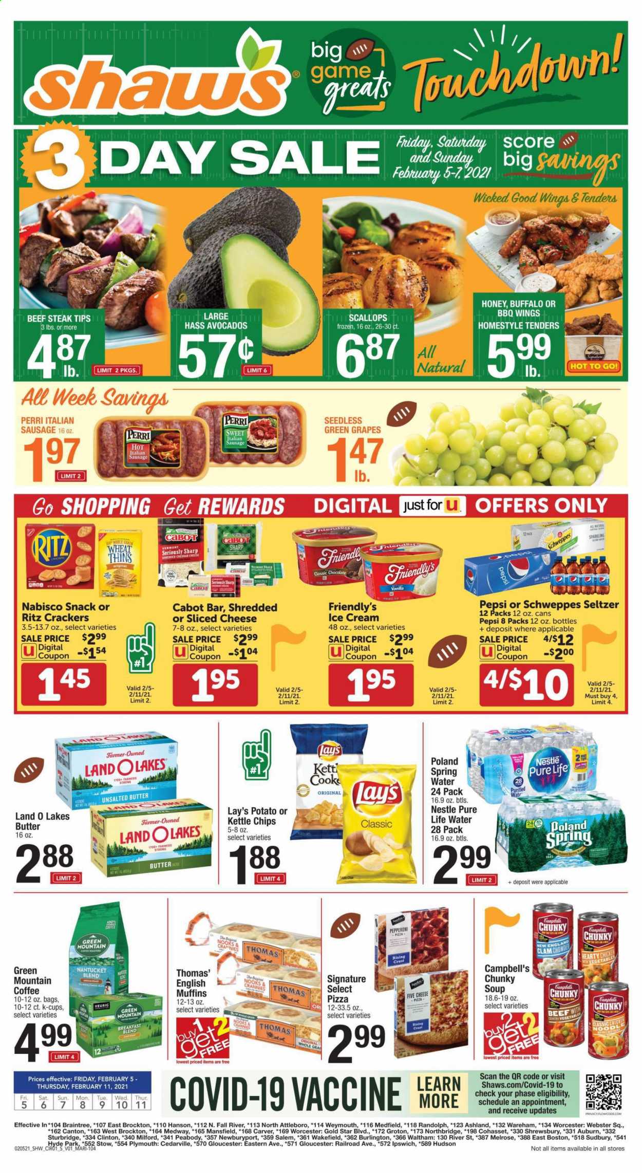 Shaw’s ad - 02/05/2021 - 02/11/2021. Page 1