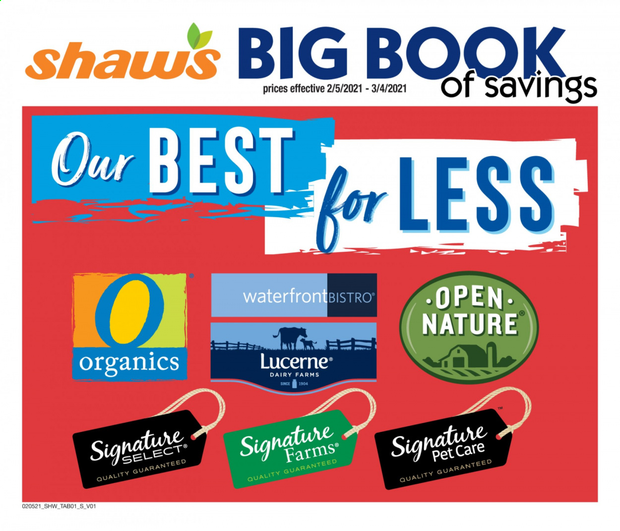 Shaw’s ad - 02/05/2021 - 03/04/2021. Page 1