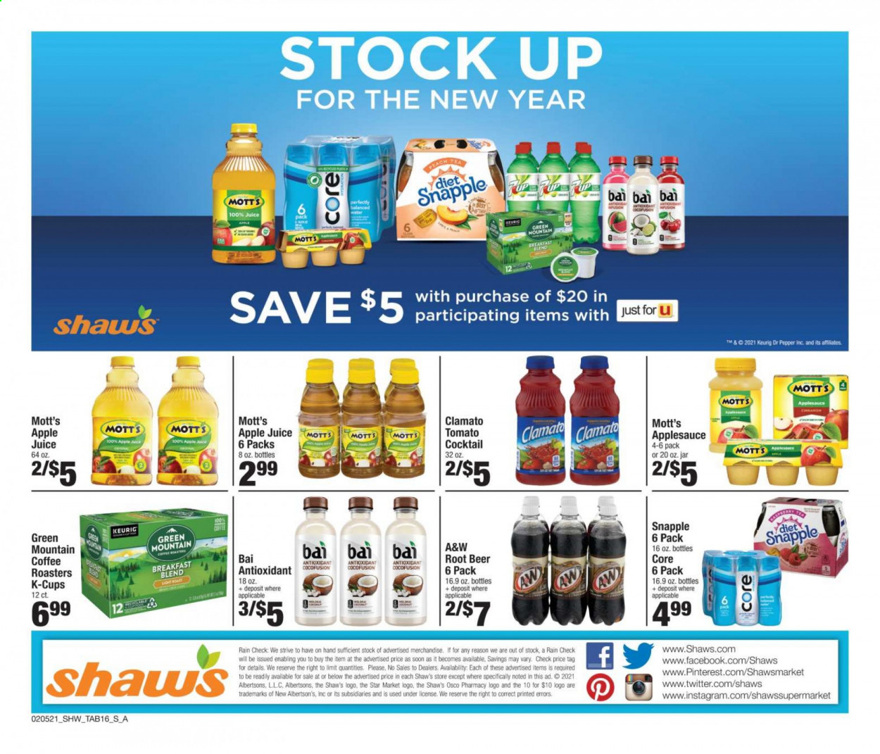 Shaw’s ad - 02/05/2021 - 03/04/2021. Page 16