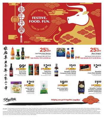 ShopRite Flyer - 02.07.2021 - 02.13.2021.