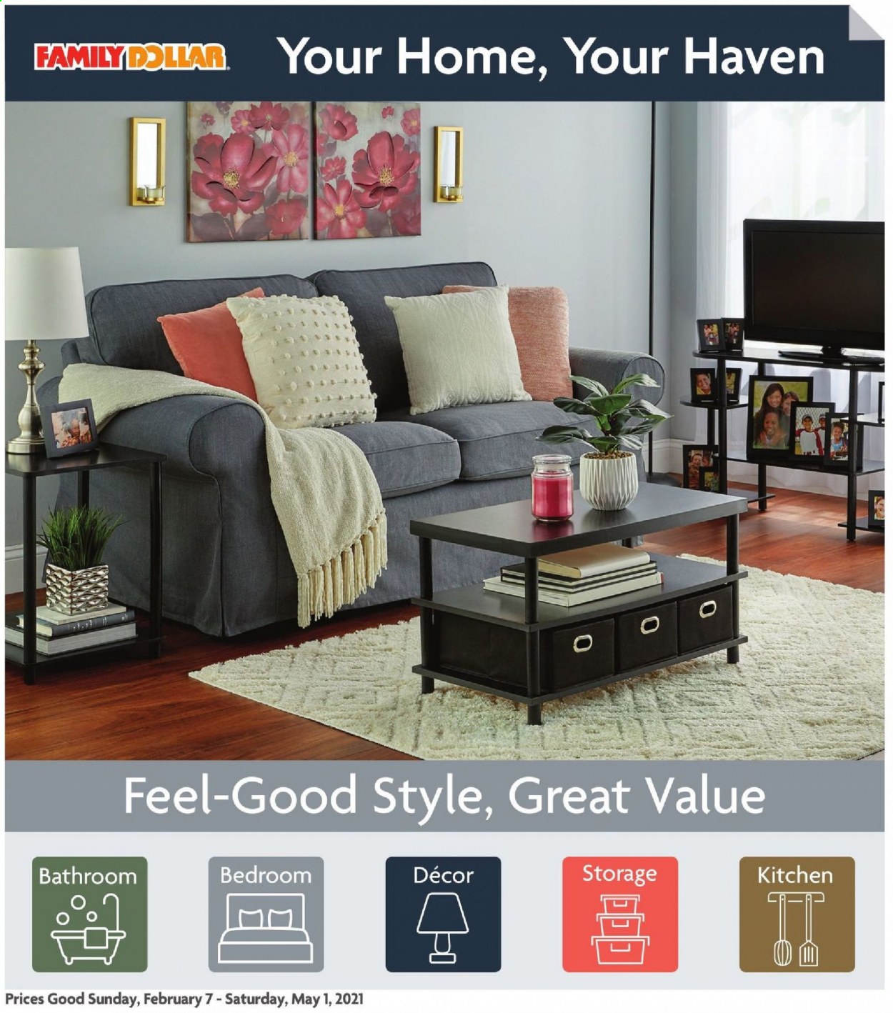 Family Dollar ad - 02/07/2021 - 05/01/2021. Page 1