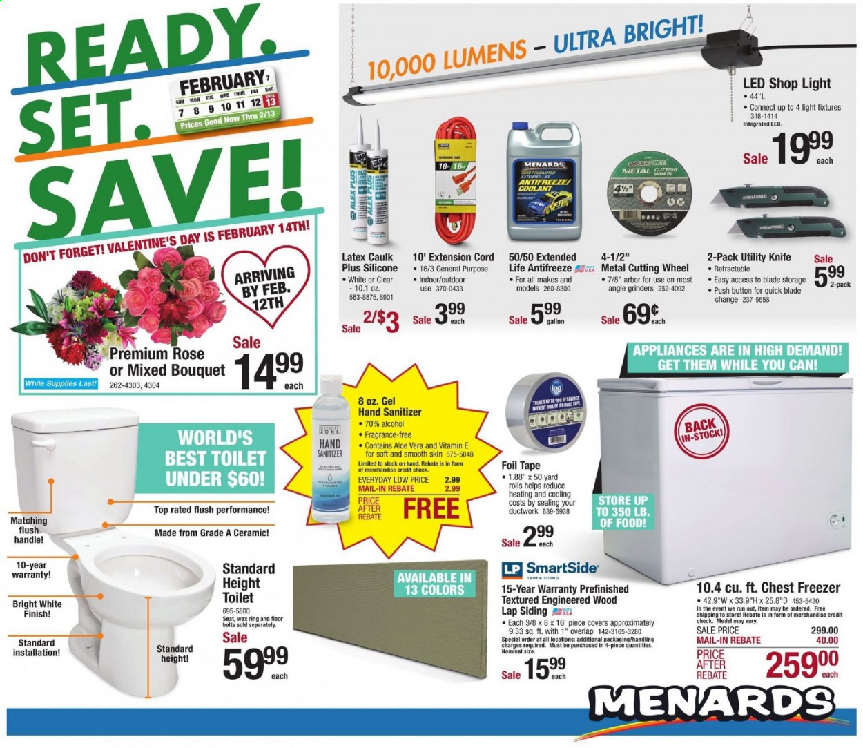 Menards ad - 02/07/2021 - 02/13/2021. Page 1