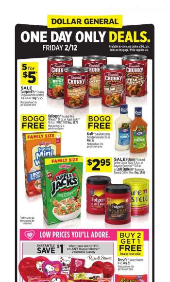 Dollar General Flyer - 02.12.2021 - 02.12.2021.