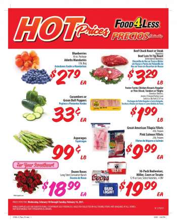 Food 4 Less Flyer - 02.10.2021 - 02.16.2021.