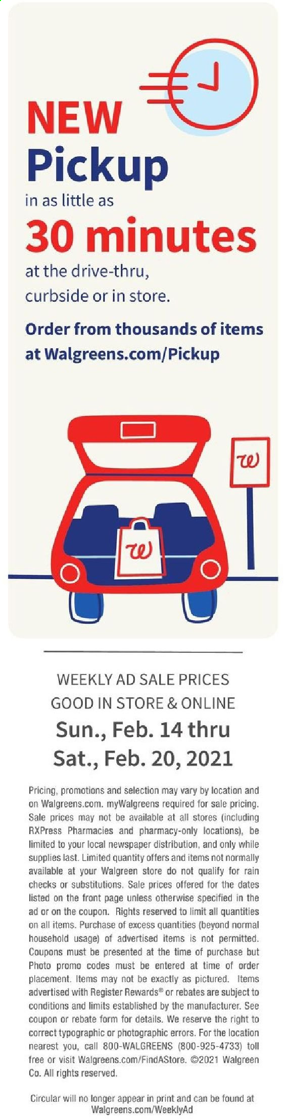 Walgreens ad - 02/14/2021 - 02/20/2021. Page 25