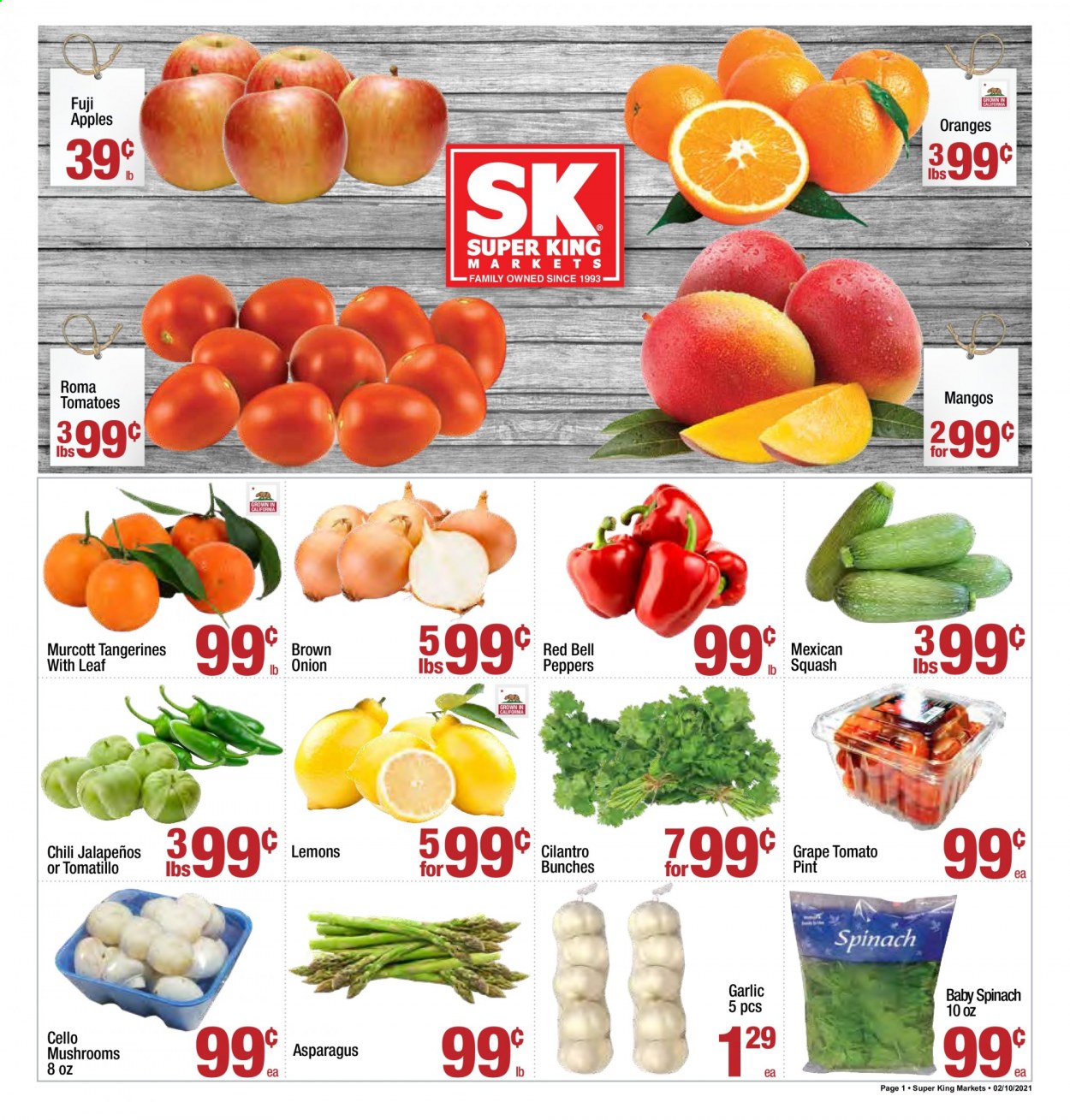 Super King Markets ad - 02/10/2021 - 02/16/2021. Page 1