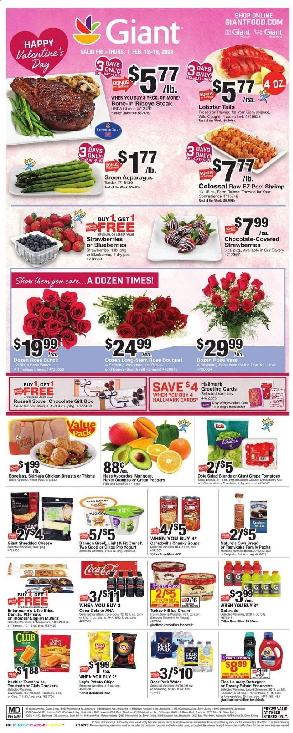 Giant Food ad - 02/12/2021 - 02/18/2021. Page 1
