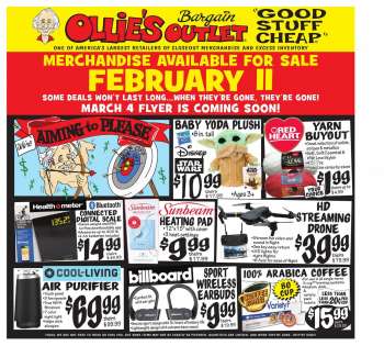 Ollie's Bargain Outlet Ad