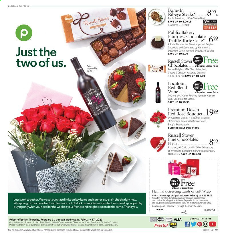 Publix ad - 02/11/2021 - 02/17/2021. Page 1