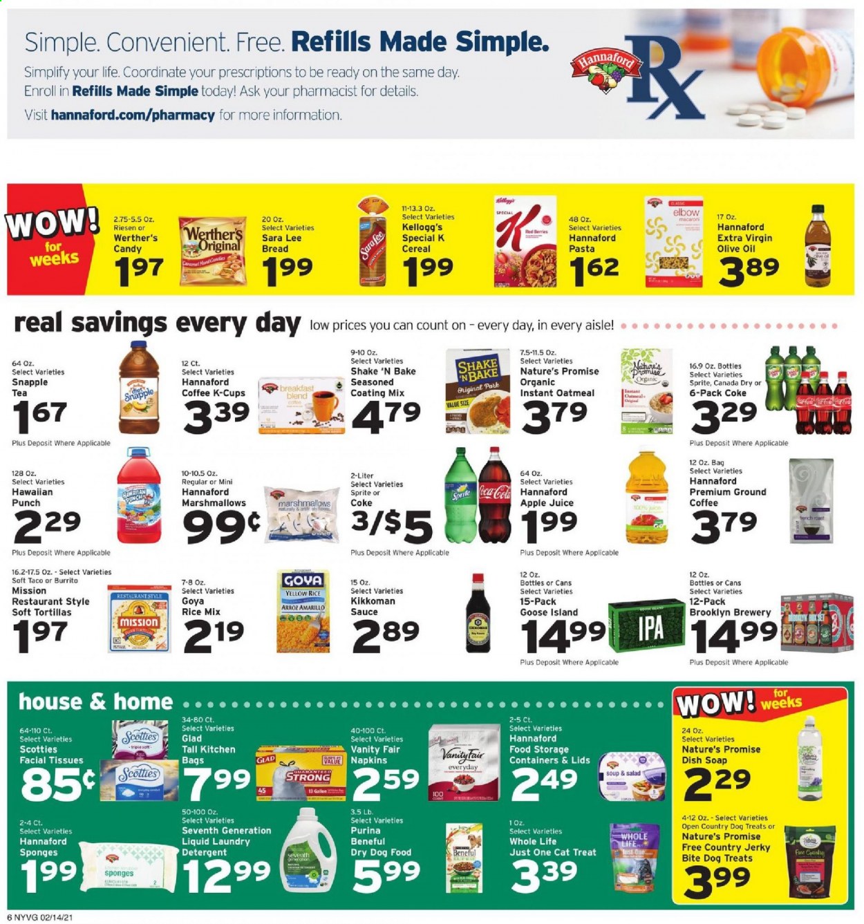 Hannaford ad - 02/14/2021 - 02/20/2021. Page 6