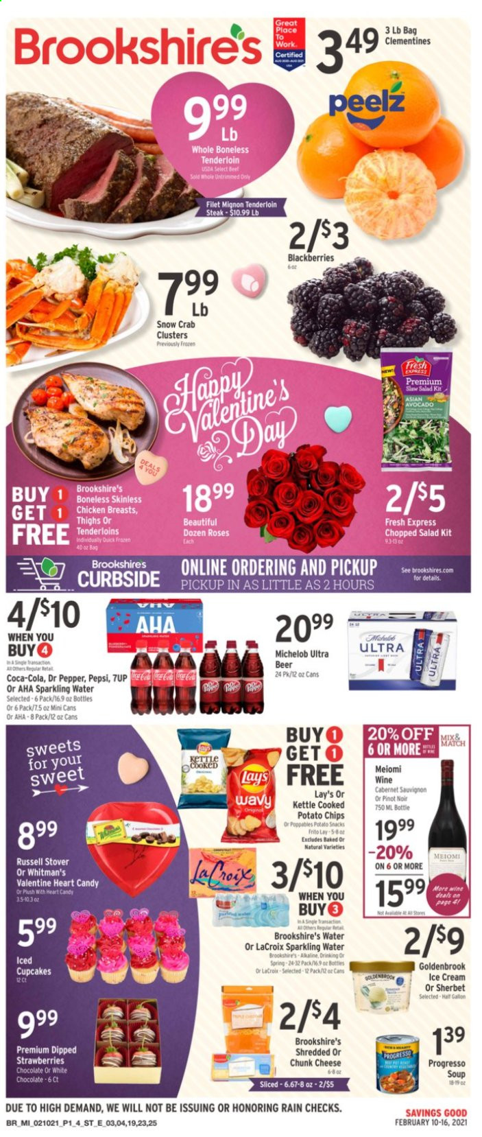 Brookshires ad - 02/10/2021 - 02/16/2021. Page 1