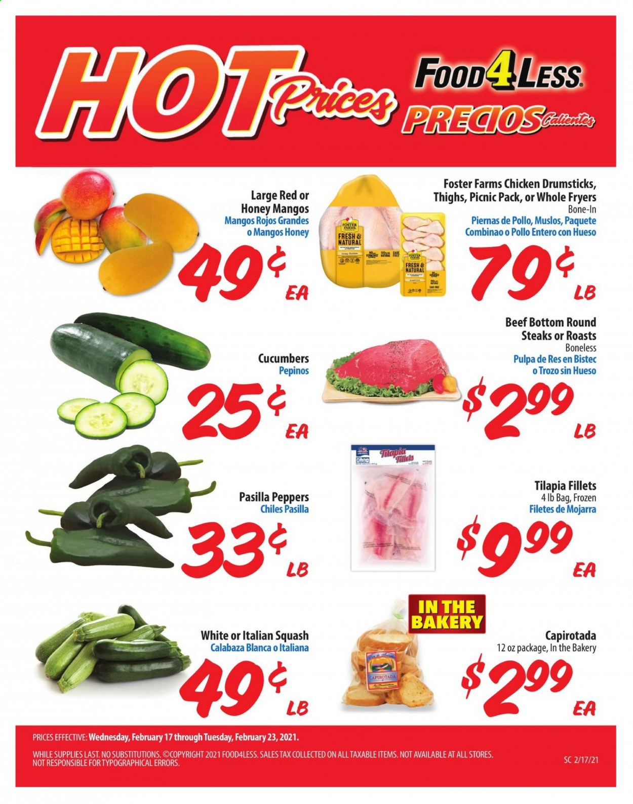 Food 4 Less ad - 02/17/2021 - 02/23/2021. Page 1