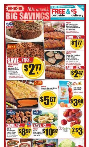 H-E-B Flyer - 02.17.2021 - 02.23.2021.