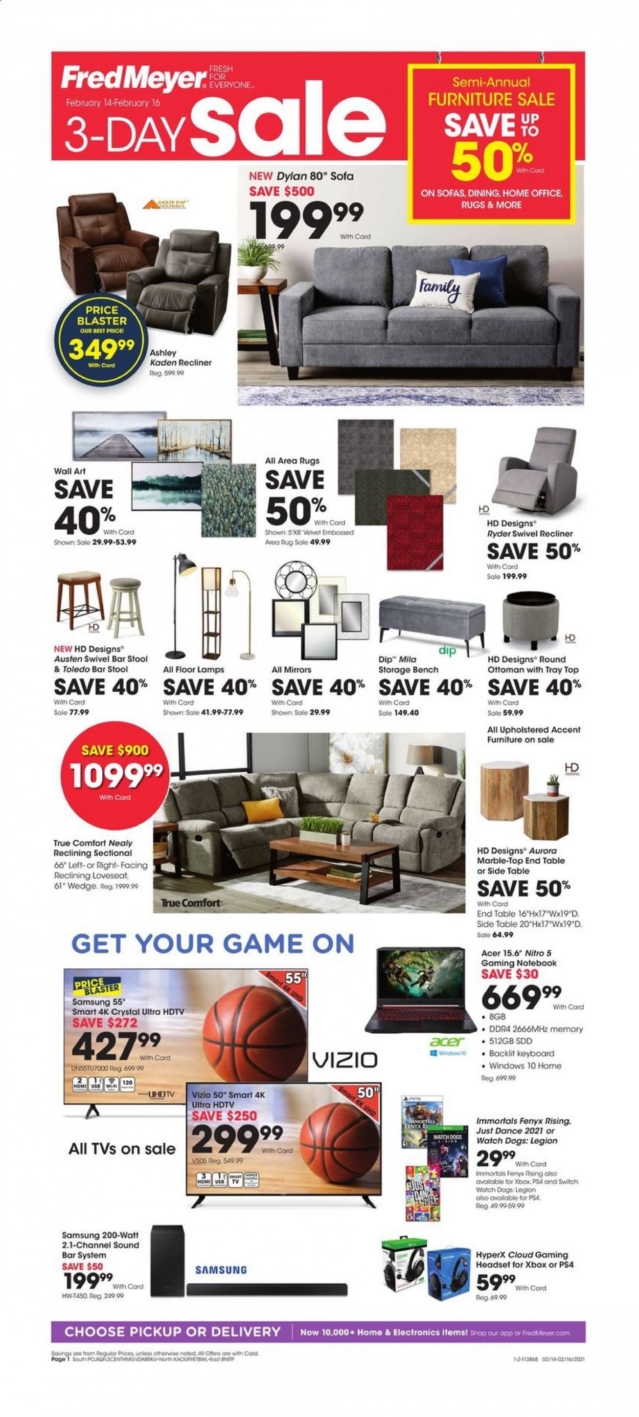 Fred Meyer ad - 02/14/2021 - 02/16/2021. Page 1