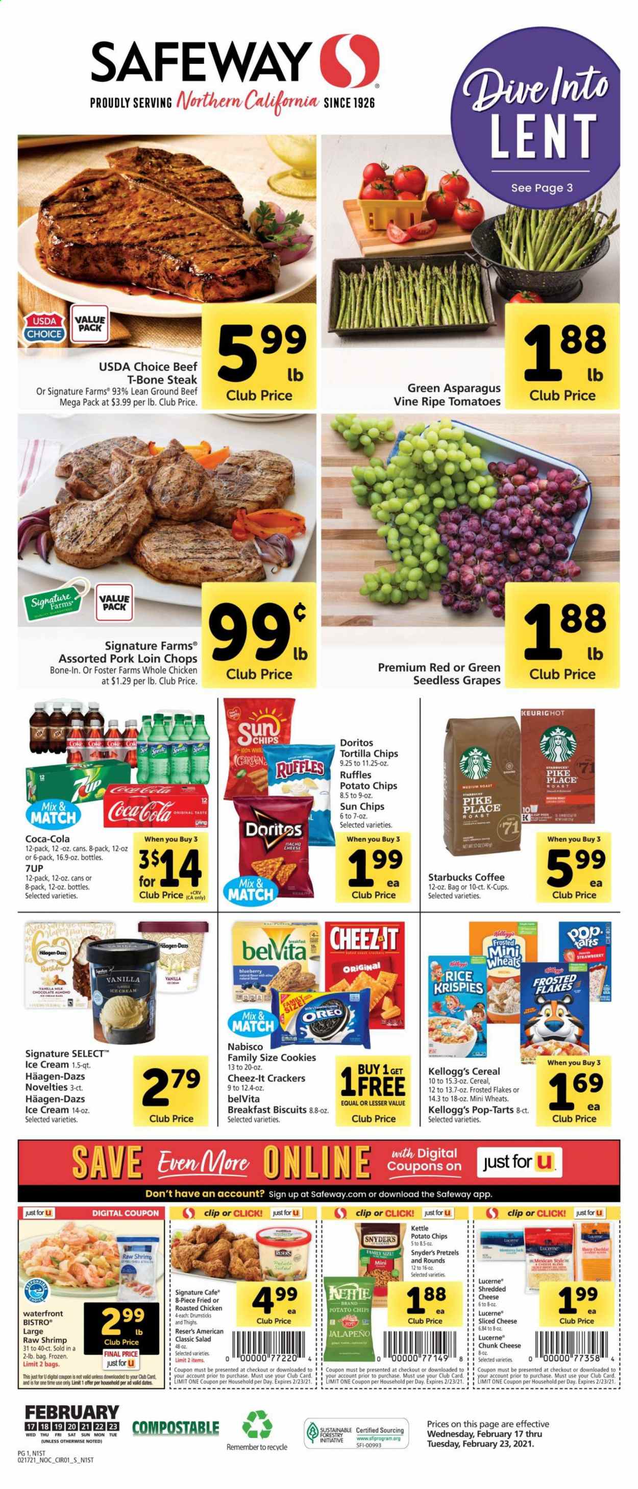 Safeway ad - 02/17/2021 - 02/23/2021. Page 1