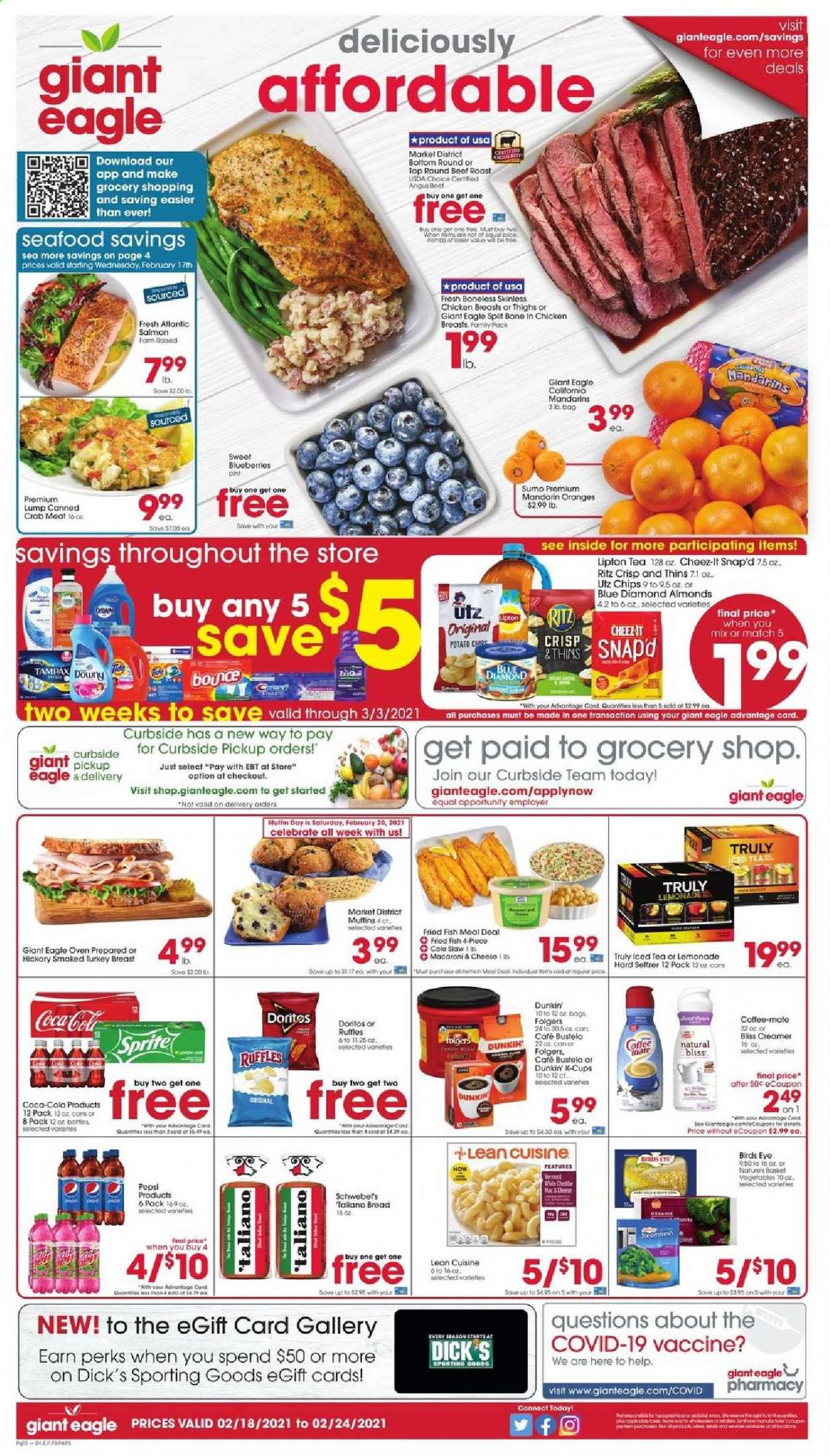 Giant Eagle ad - 02/18/2021 - 02/24/2021. Page 1