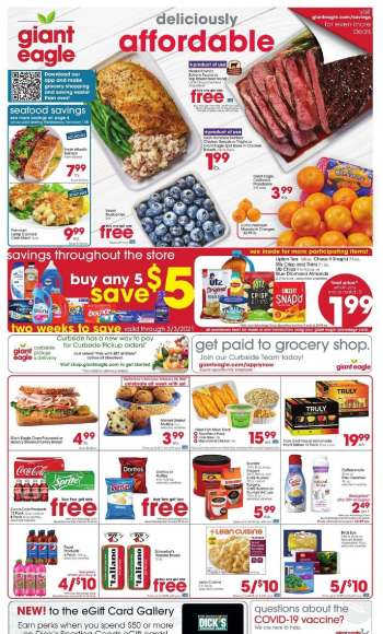 Giant Eagle Flyer - 02.18.2021 - 02.24.2021.