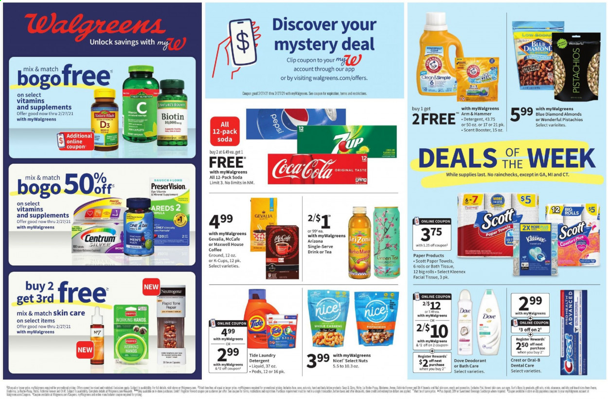 Walgreens ad - 02/21/2021 - 02/27/2021. Page 1