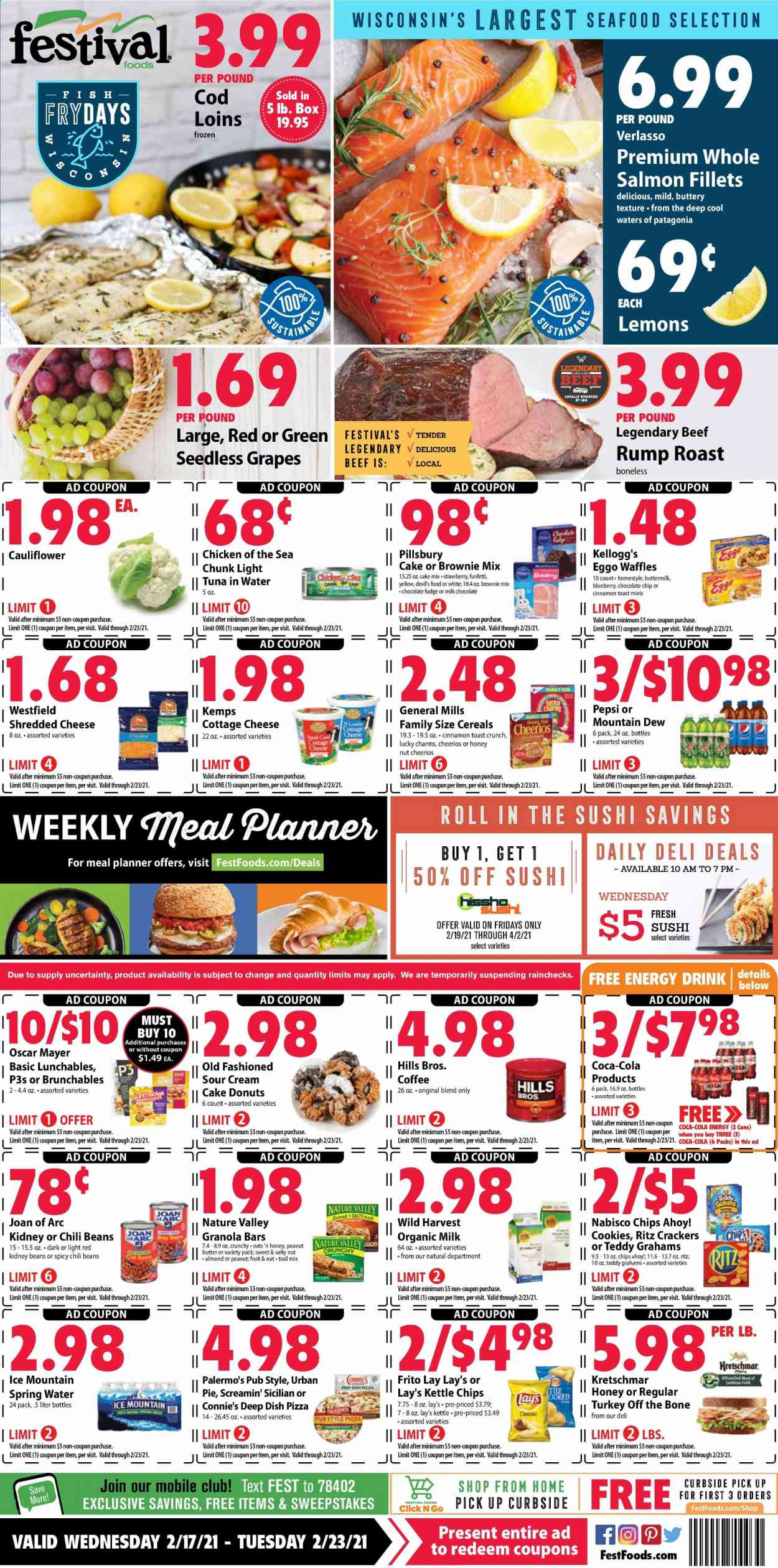 Festival Foods ad - 02/17/2021 - 02/23/2021. Page 1