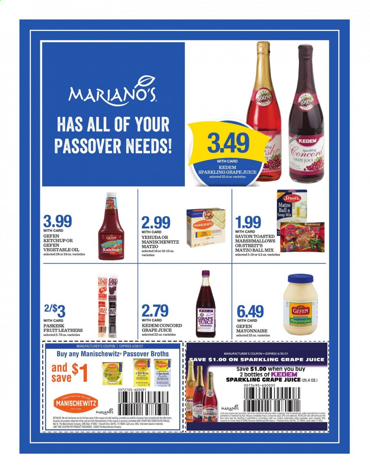 Mariano’s ad - 02/17/2021 - 04/04/2021. Page 2