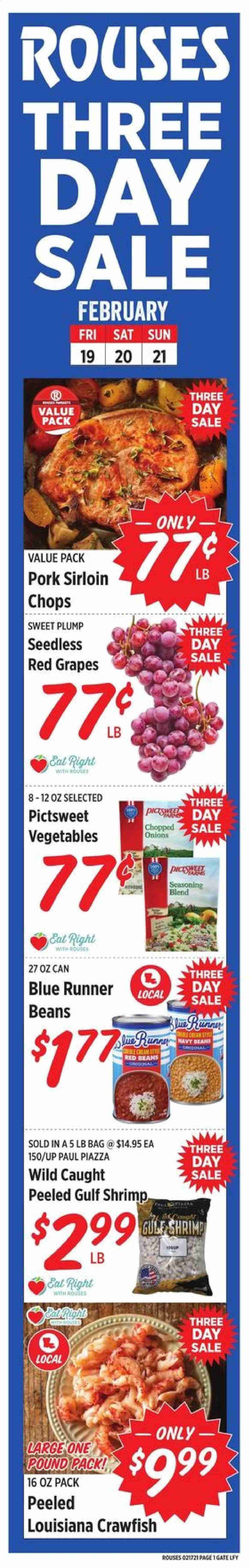 Rouses Markets ad - 02/19/2021 - 02/21/2021. Page 1