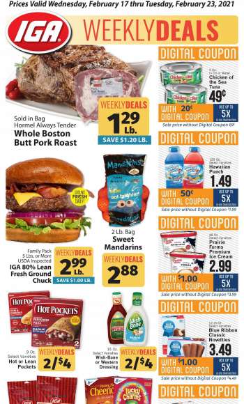 IGA Flyer - 02.17.2021 - 02.23.2021.