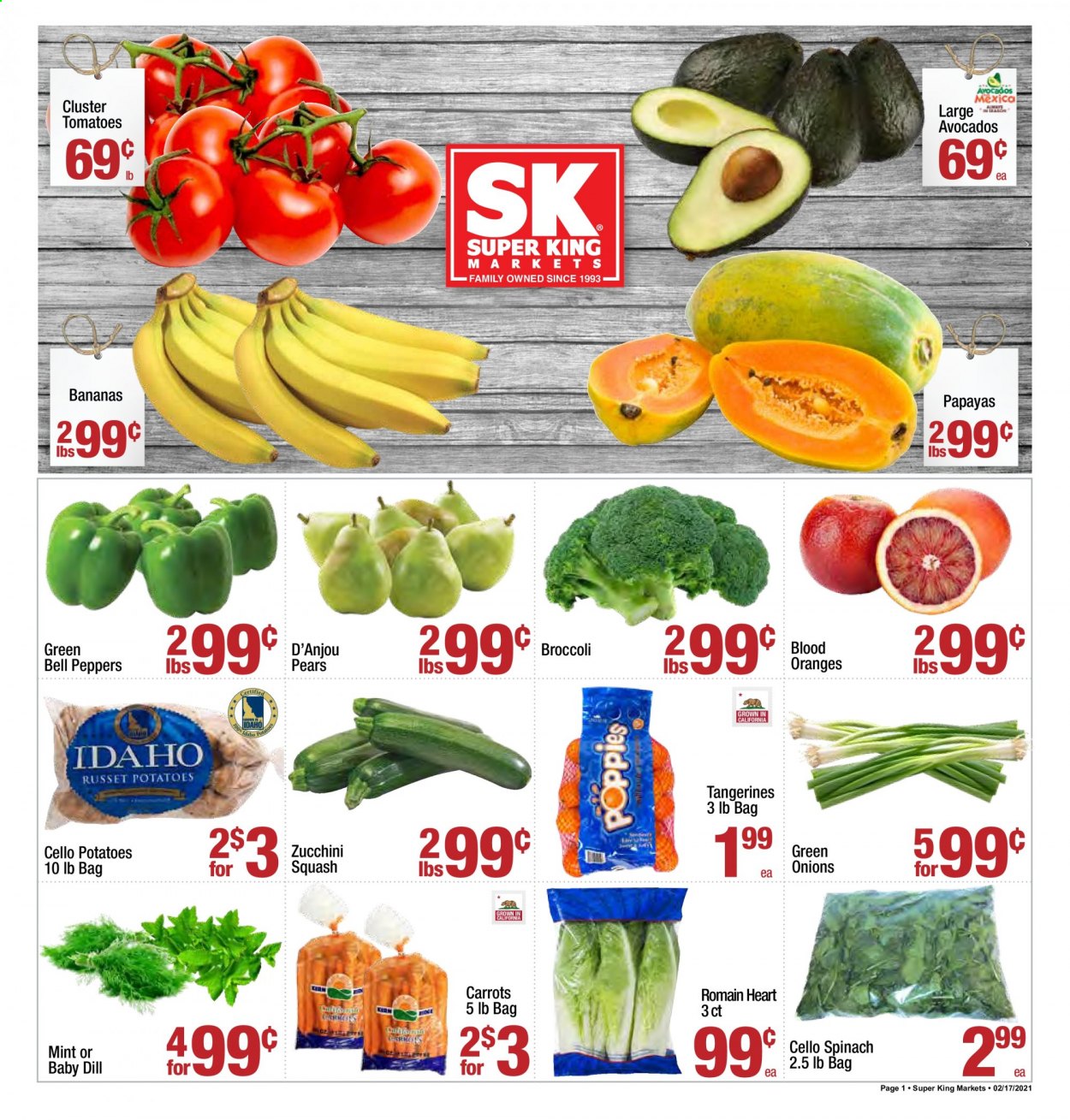 Super King Markets ad - 02/17/2021 - 02/23/2021. Page 1