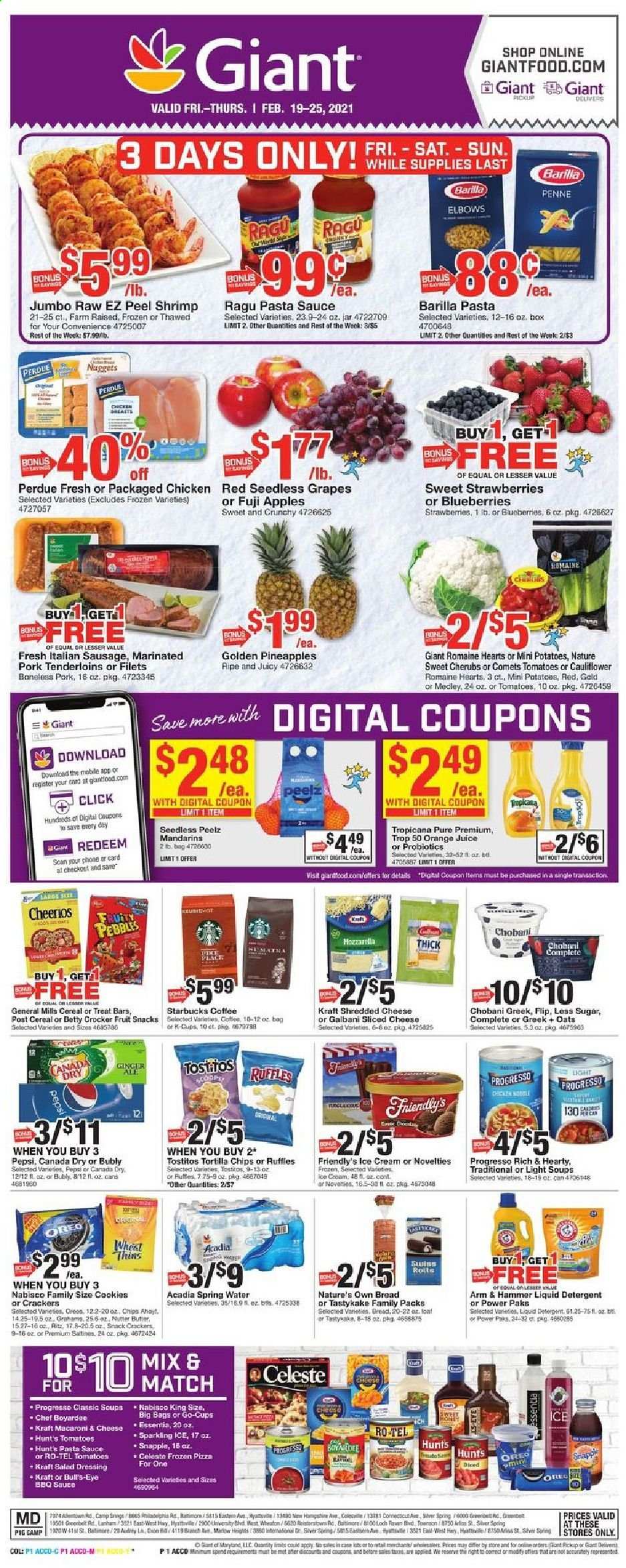 Giant Food ad - 02/19/2021 - 02/25/2021. Page 1
