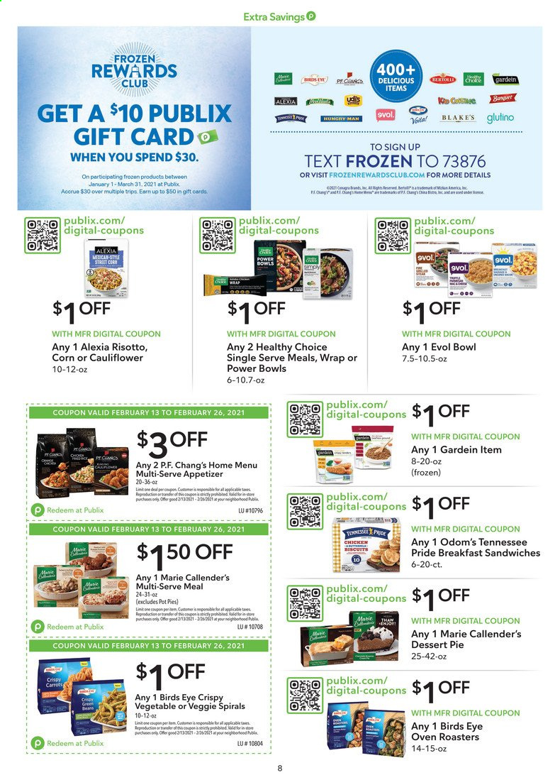 Publix ad - 02/13/2021 - 02/26/2021. Page 8