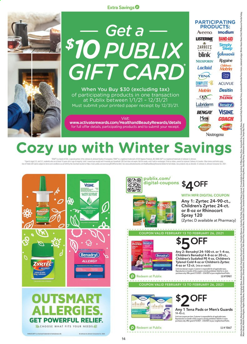 Publix ad - 02/13/2021 - 02/26/2021. Page 14