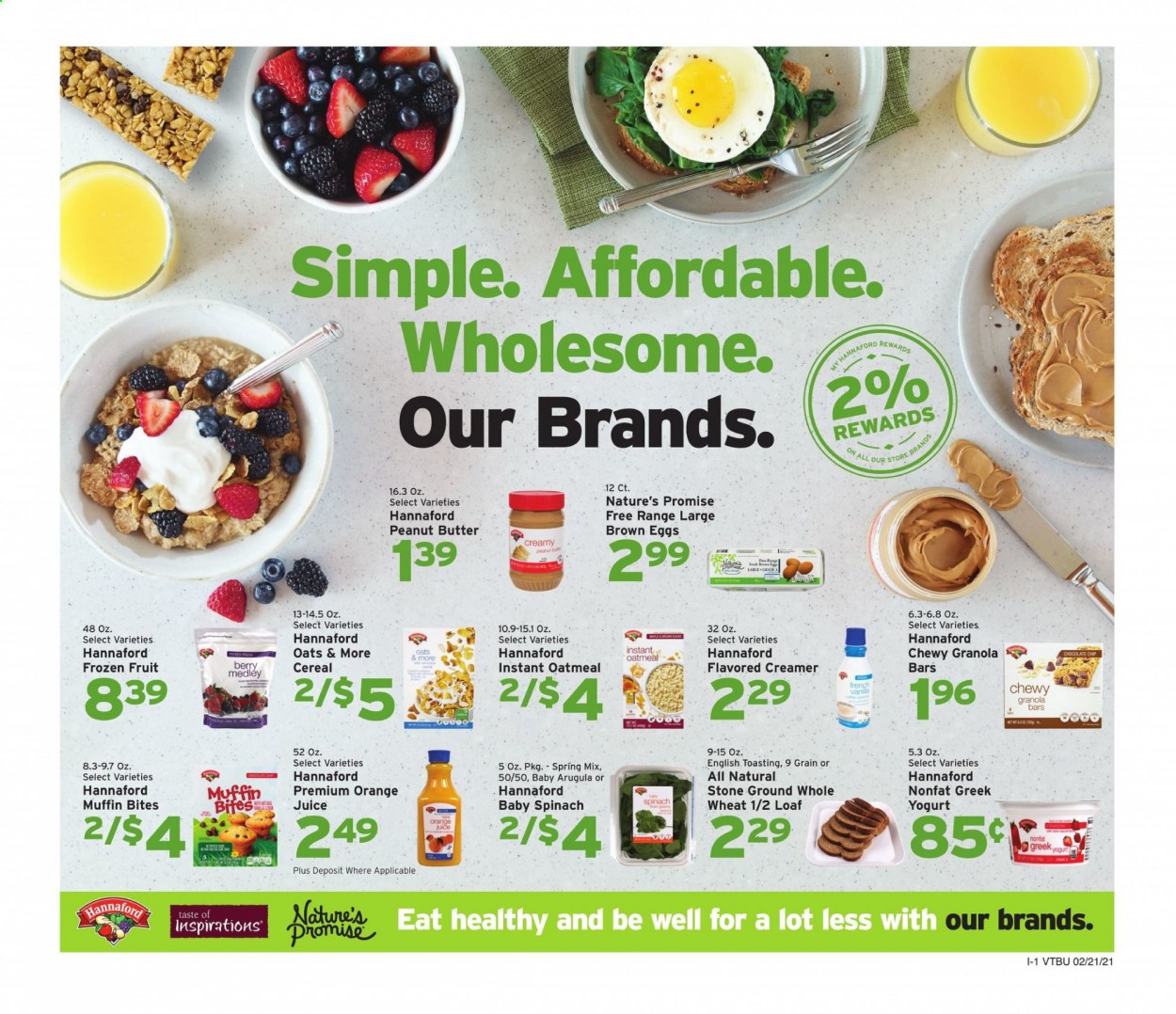 Hannaford ad - 02/21/2021 - 02/27/2021. Page 9