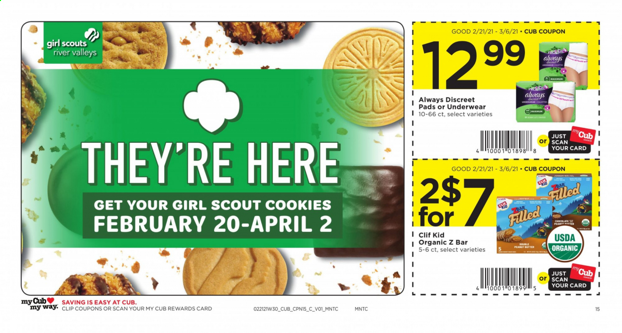 Cub Foods ad - 02/21/2021 - 03/06/2021. Page 15