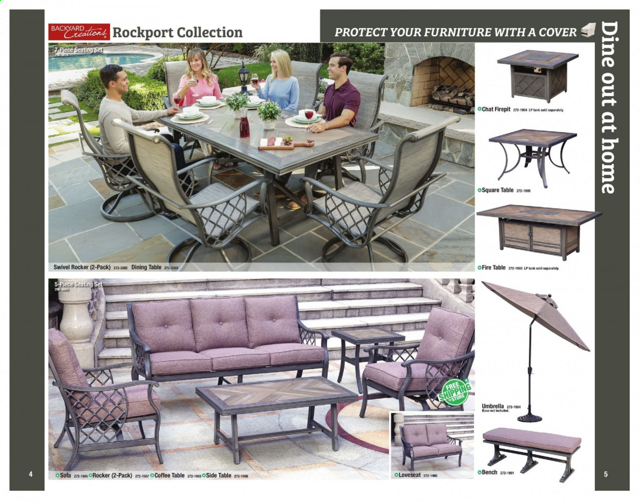 thumbnail - Menards Flyer - 02/15/2021 - 12/31/2021 - Sales products - tank, dining table, table, sofa, seating set. Page 3.