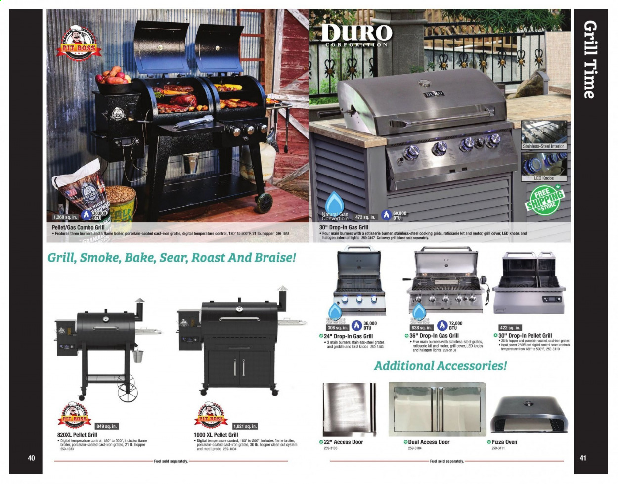 thumbnail - Menards Flyer - 02/15/2021 - 12/31/2021 - Sales products - gas grill, grill, pellet grill. Page 21.