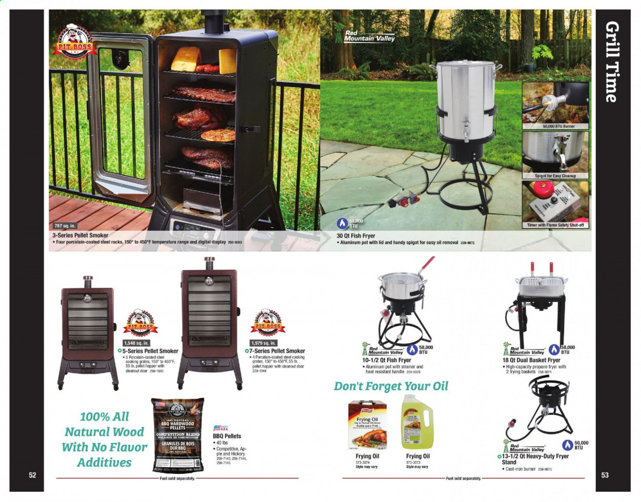 thumbnail - Menards Flyer - 02/15/2021 - 12/31/2021 - Sales products - basket, pot, grill, smoker, oil. Page 27.