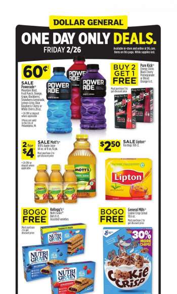 Dollar General Flyer - 02.26.2021 - 02.26.2021.